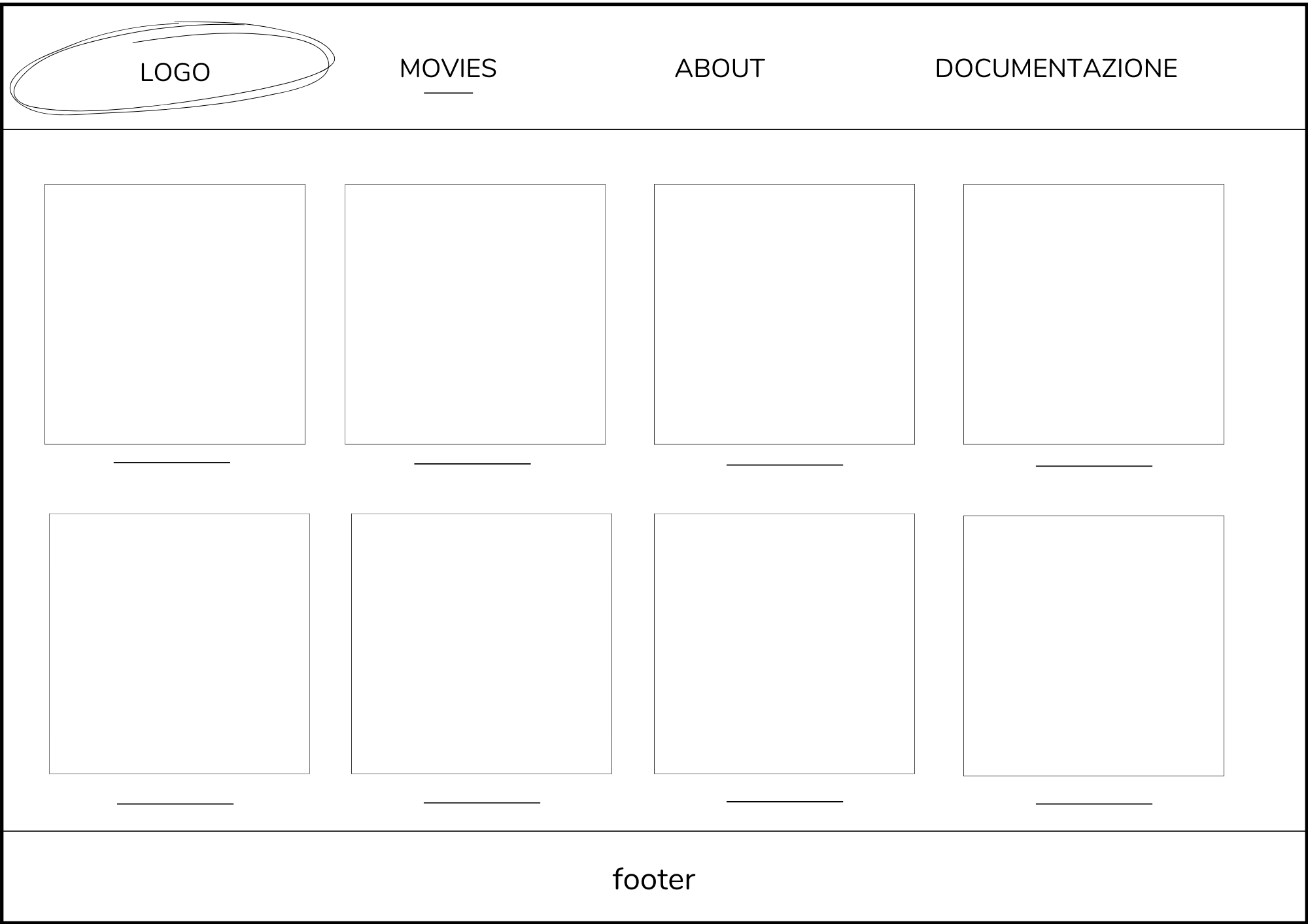 wireframe pagina movies